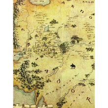Load image into Gallery viewer, The Hobbit: An Unexpected Journey Map of Middle-earth Woven Tapestry Throw Blanket